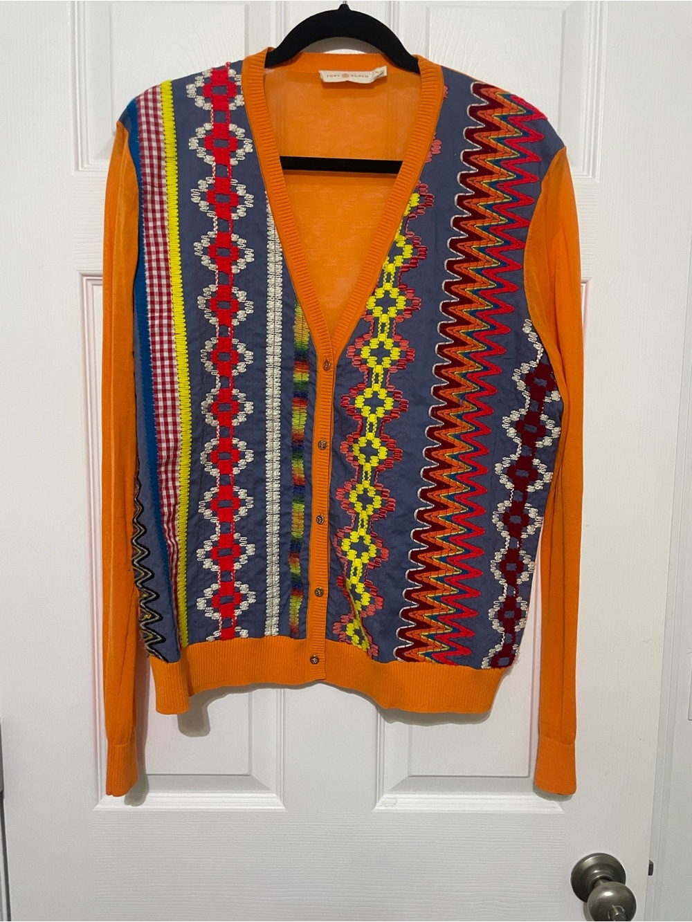 Tory Burch V-neck Cardigan - Size XL